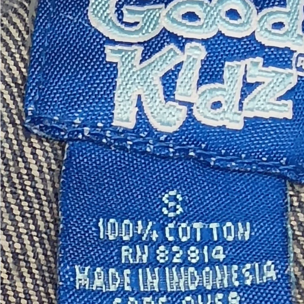 Good Kidz Denim Carpenter Overalls Kids Size S Blue Excellent Bib Dungarees